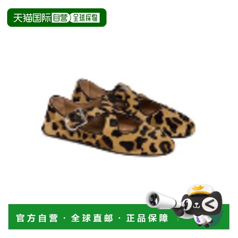 香港直邮Alaia 女士 CRISS CROSS 芭蕾平底鞋单鞋 AA3A046CK205