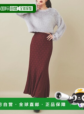 日本直邮31 Sons de mode 切割蕾丝美人鱼短裙 315060EW14166 奶