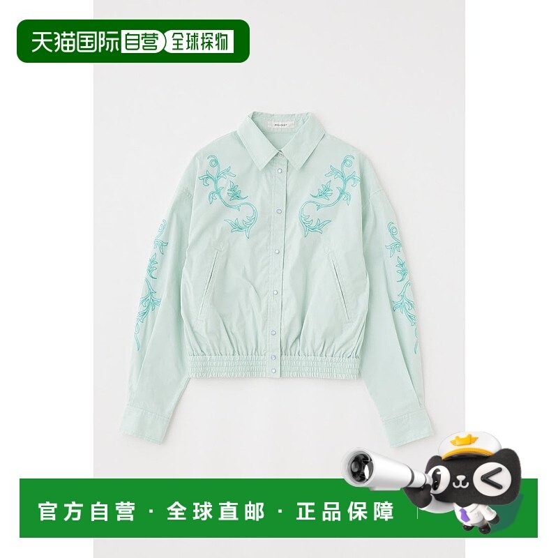 日本直邮MOUSSY 西部衬衫牛仔外套 BLK [MO1164EW035026] 黑色