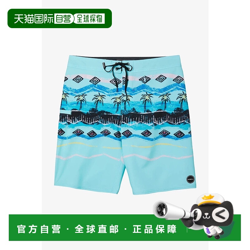 自营O'Neill Boardshorts Kids Blue Hyperfreak Heist Print Swi