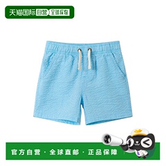 自营 andy & evanAndy&Evan Seersucker蓝色短裤 美国奥莱直发