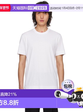 1h可退 香港直邮Givenchy 纪梵希 男士 白色 4G T 恤 BM716G3YCC