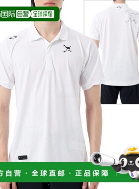 韩国直邮OAKLEY 骷髅呼吸 POLO 衫 (FOA407675-白色) 短袖/无袖T