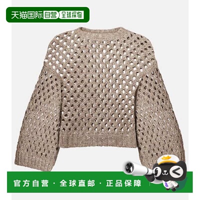 香港直邮Brunello Cucinelli 布内罗 古奇拉利 女士 洞洞针织毛衣