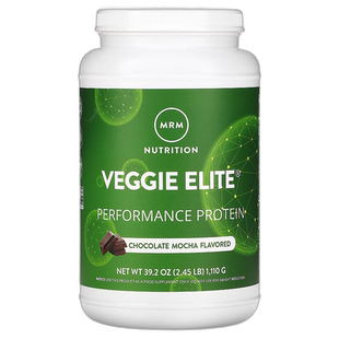 香港直邮MRM Nutrition,Veggie Elite，性能蛋白质，巧克力摩卡，