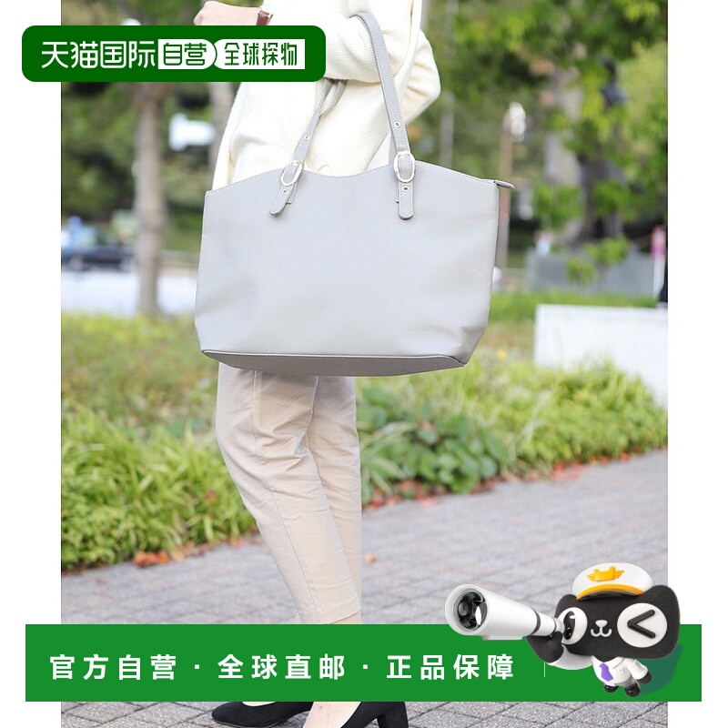 日本直邮florge 新款圆形皮革办公托特包 [FL8218AW00791]