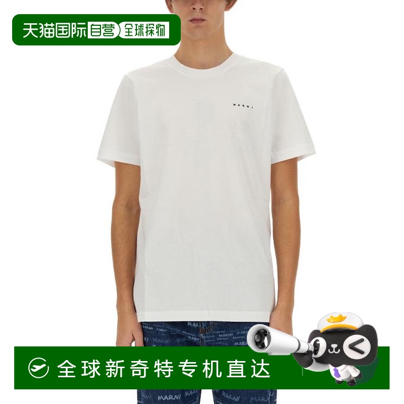 韩国直邮MARNI25SS短袖T恤男HUMU0198X1 UTCZ5700W01 WHITE