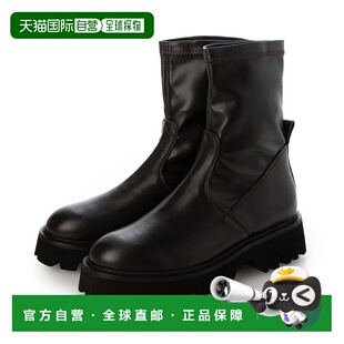 日本直邮FABIO RUSCONI 纯色短靴 FA933BW20369 短靴厚底