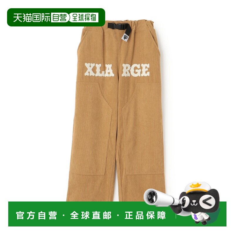 日本直邮NARUMIYA 特大号儿童装(XLARGE KIDS) 印花剪裁工装裤