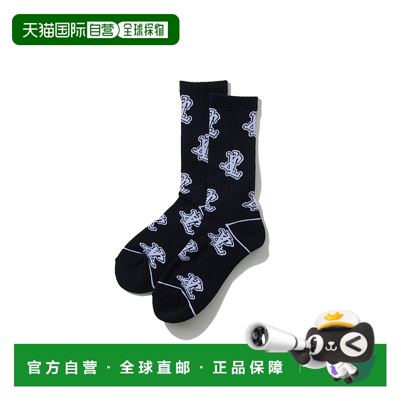 1h可退 日本直邮XLARGE男女同款全身LOGO设计袜子 101254054005