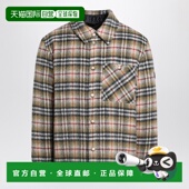 浅褐色格纹羊毛衬衫 1h可退 巴宝莉 男士 香港直邮潮奢 Burberry