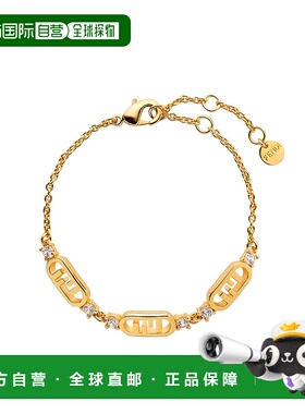 香港直邮Fendi 芬迪 女士 O` 转锁手链 8AL183ATEP