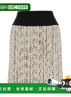 香港直邮ALEXANDER MCQUEEN 女士半身裙 779004QEAE79101 SS2024
