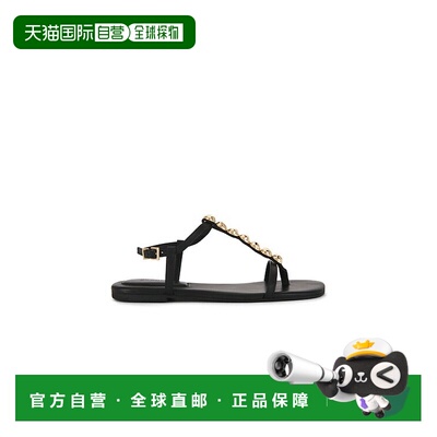 1h可退 香港直邮Simkhai 女士 Amaya 皮质夹趾平底凉鞋 126S001LE