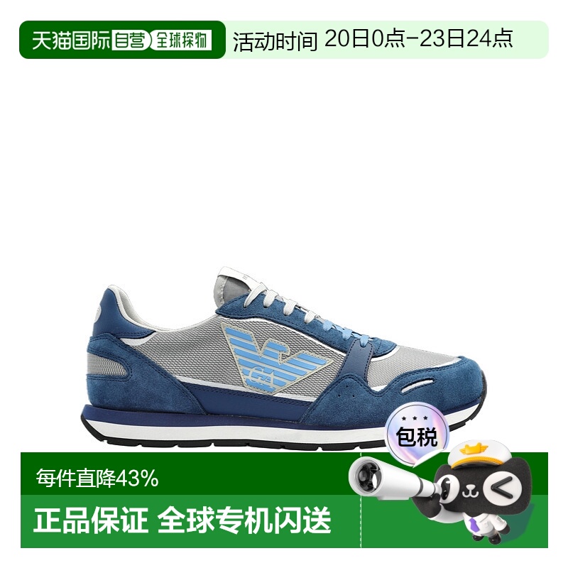 香港直邮Emporio Armani 系带运动鞋 X4X537XN730阿玛尼