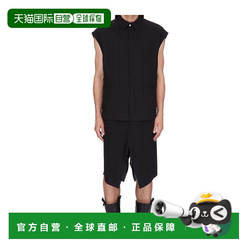 1h可退 香港直邮rick owens 男士 背心马甲