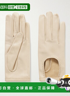 Valentino 华伦天奴 女士 乳白色皮革手套 7W2GBA00LDU