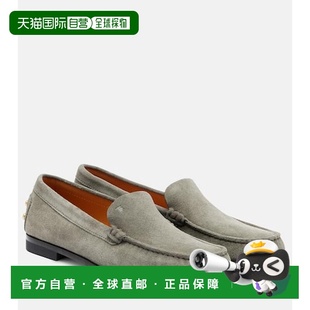 托德斯 女士 绒面革乐福鞋 舒适 1h可退 grey灰色 香港直邮TOD