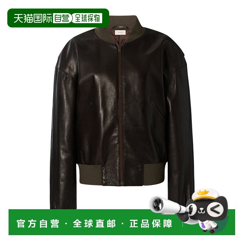 香港直邮THE ROW 女士皮衣 10495L644CFF AW2025 黑色 Morisel 皮