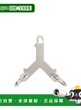 香港直邮RICK OWENS 男士钥匙扣 RA02E0789MET128 AW2025 灰色