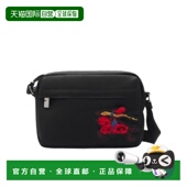 黑色 香港直邮BURBERRY 马术骑士徽 81196891 AW2025 男士 斜挎包