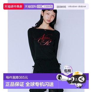 NOR OFF 女士女装 LACE SHOULDE T恤24NNFWTLSF005BK 韩国直邮NIIER