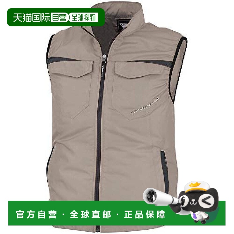 日本直邮Xebec 空调服背心XE98011 81 SS XE98011 81 SS 驼色