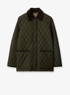 潮奢 Burberry 巴宝莉 女士 军绿尼龙夹克 8113591
