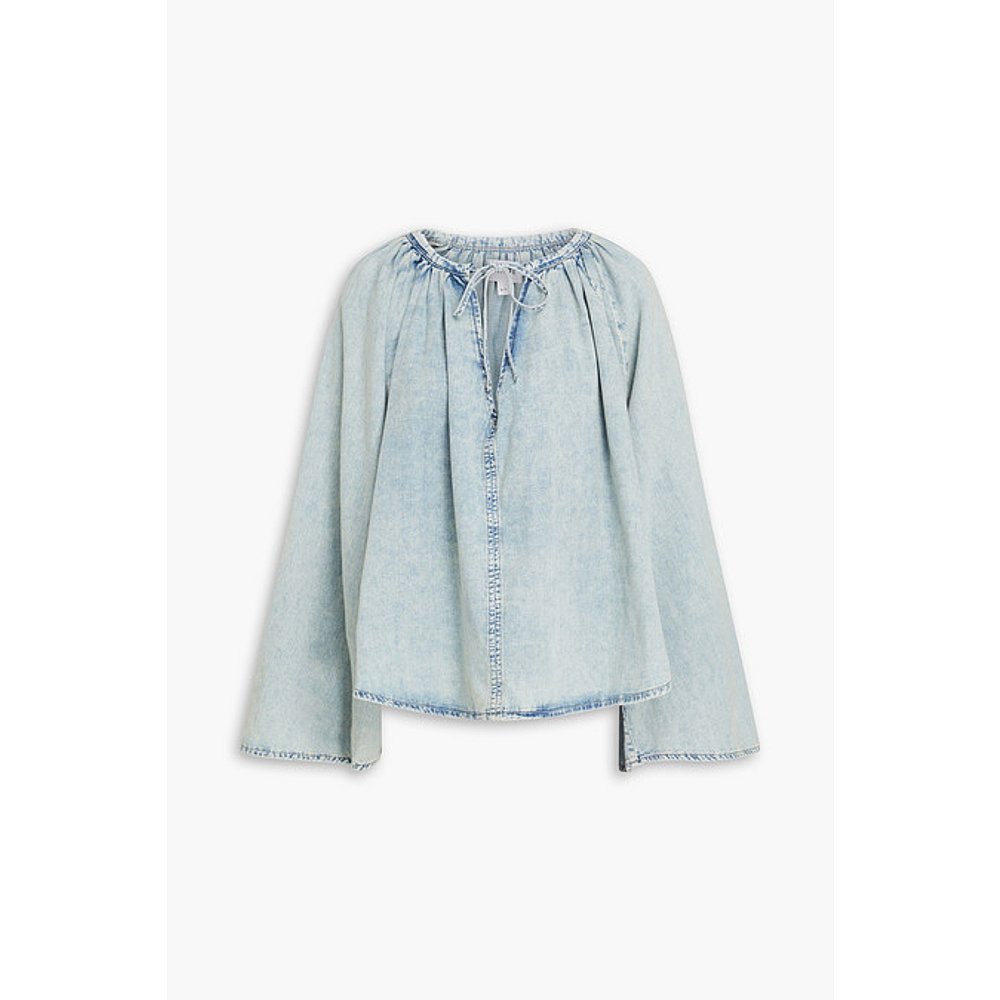 潮奢 Frame Denim 女士 褪色设计棉麻混纺青年布衫 WW23DWT003