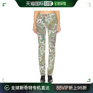 女士 香港直邮潮奢 艾特罗 印花直筒裤 Etro WRNB0003AK031