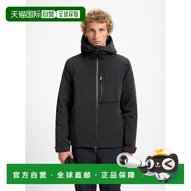 自营欧洲直邮Pyrenex Gravity 2男士黑色羽绒防水派克大衣