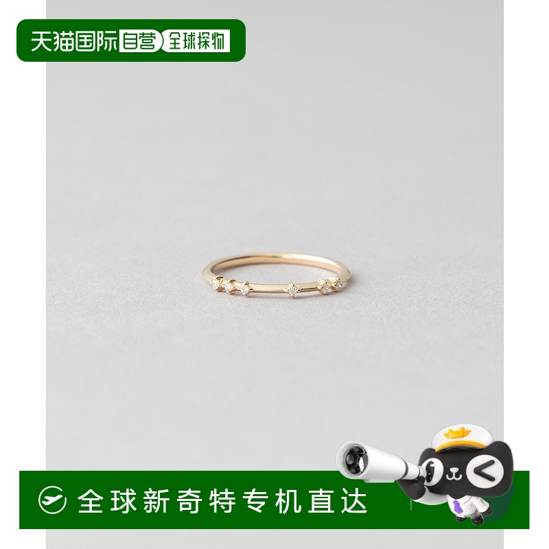 1h可退 日本直邮Jouete K10黄金钻石小指戒指 032525