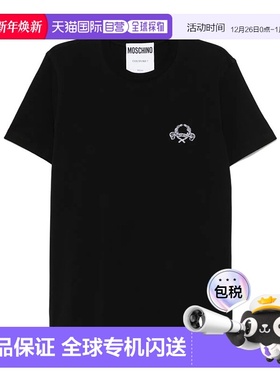 香港直邮Moschino logo刺绣T恤 A07180241短袖