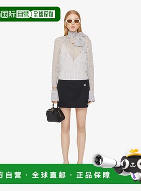 香港直邮GIVENCHY 女士衬衫 BW61AW15QW151 SS2025 白色 Printed