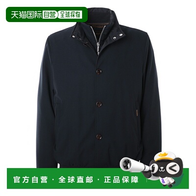 日本直邮MOORER 男士深蓝色飞行员夹克Bernie Pum 出品