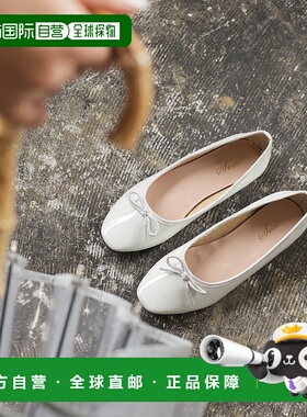 【日本直邮】SESTO Life防水！晴雨皆宜芭蕾舞鞋（白色珐琅）