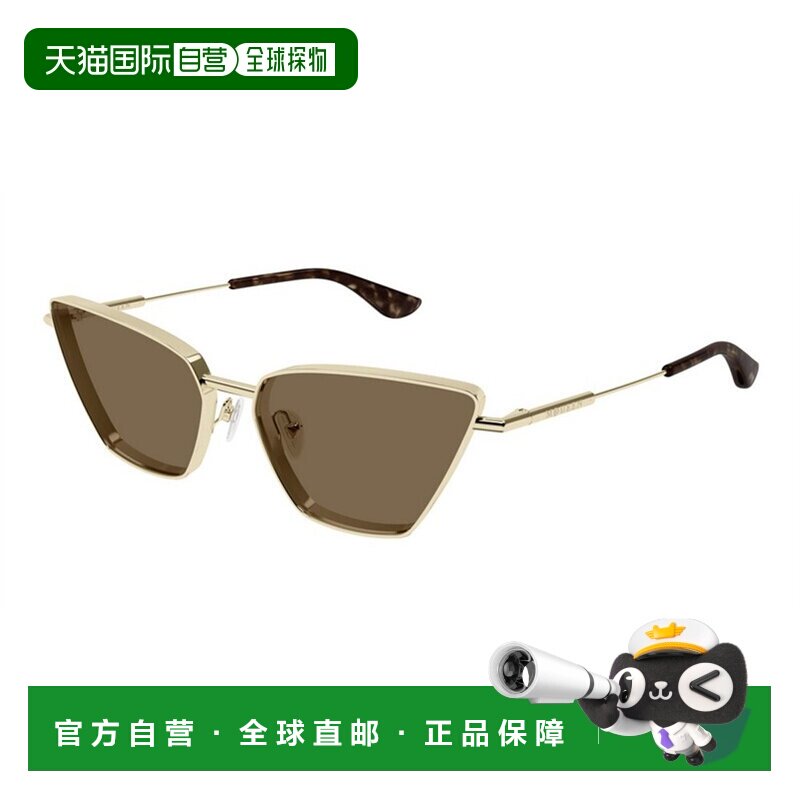 1h可退 香港直邮mcqueen 亚历山大 麦昆 女士 猫眼太阳镜 AM0501S