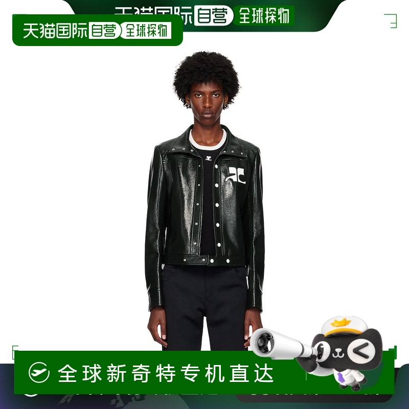 香港直邮潮奢 Courreges 男士 绿色 Reedition 系列夹克 PERCBL01