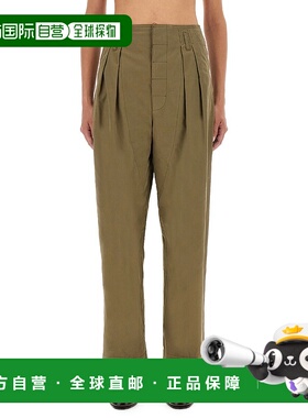 1h可退 香港直邮Moschino 莫斯奇诺 女士 精细剪裁打褶长裤 03035