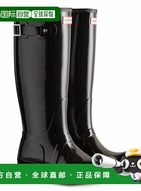 日本直邮Hunter Original 高筒亮面雨靴黑色（WFT1000RGL-BLK）