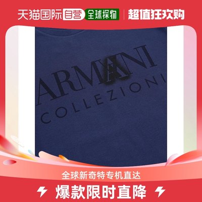 香港直邮ARMANI COLLEZIONI 海军蓝色女士T恤 3XCT55-CJDDZ-0920