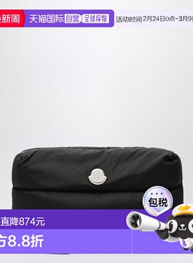 1h可退 香港直邮Moncler 盟可睐 女士 CARADOC 绗缝黑色尼龙化妆