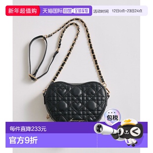 1h可退 日本直邮OLIVE des OLIVE 女装 心形绗缝单肩包 链条设计