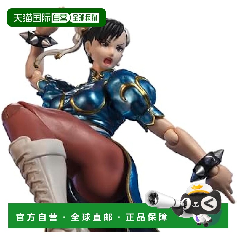 【日本直邮】万代 可动人偶手办 街头霸王 春丽 约150mm BAS66043