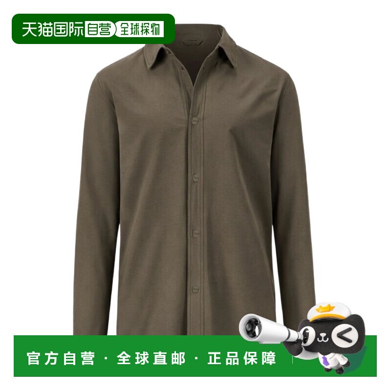 香港直邮HERNO 男士衬衫 GI00089UR12742S2700 AW2025 绿色长袖