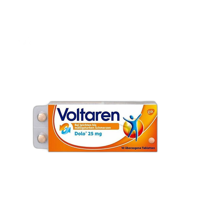 自营｜德国Voltaren扶他林关节消炎止疼片10粒双氯芬酸钾肌肉疼