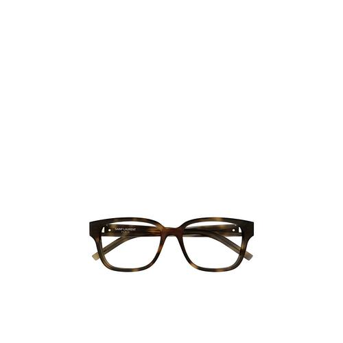 SAINT LAURENT 男士眼镜 SLM150F003 SS2025 棕色 全框平光镜