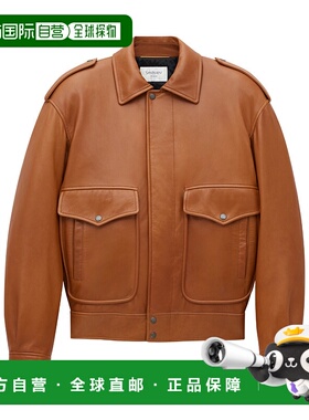 香港直邮SAINT LAURENT 女士西服 844472YC2TE2121 AW2025皮衣