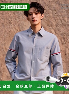 日本直邮Thom Browne 衬衫衬衫蓝色男士 THOM BROWNE MWL150E F03