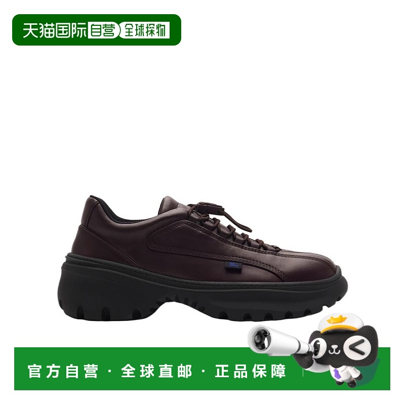 1h可退 香港直邮BURBERRY 男士商务休闲鞋 80967501 SS2025 黑色